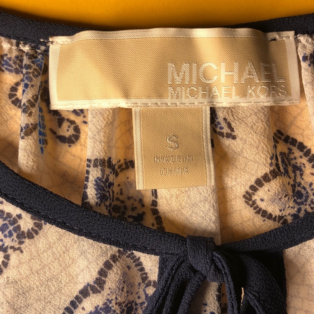 🆕 MICHAEL KORS wide long sleeve blouse - Picture 6 of 8